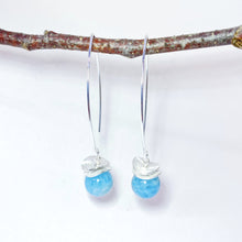 Load image into Gallery viewer, Acorn Larimar Earrings