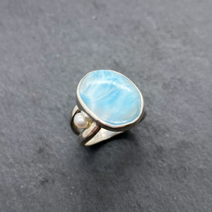 Larimar Ring Size 7.5