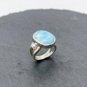 Larimar Ring Size 7.5