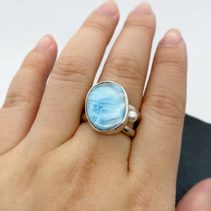 Larimar Ring Size 7.5