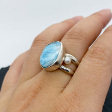 Load image into Gallery viewer, Larimar Ring Size 7.5