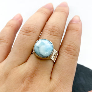 Larimar Ring Size 8.5