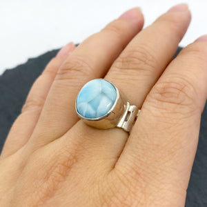 Larimar Ring Size 8.5