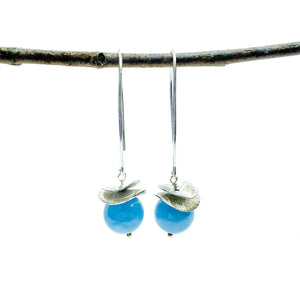 Acorn Larimar Earrings