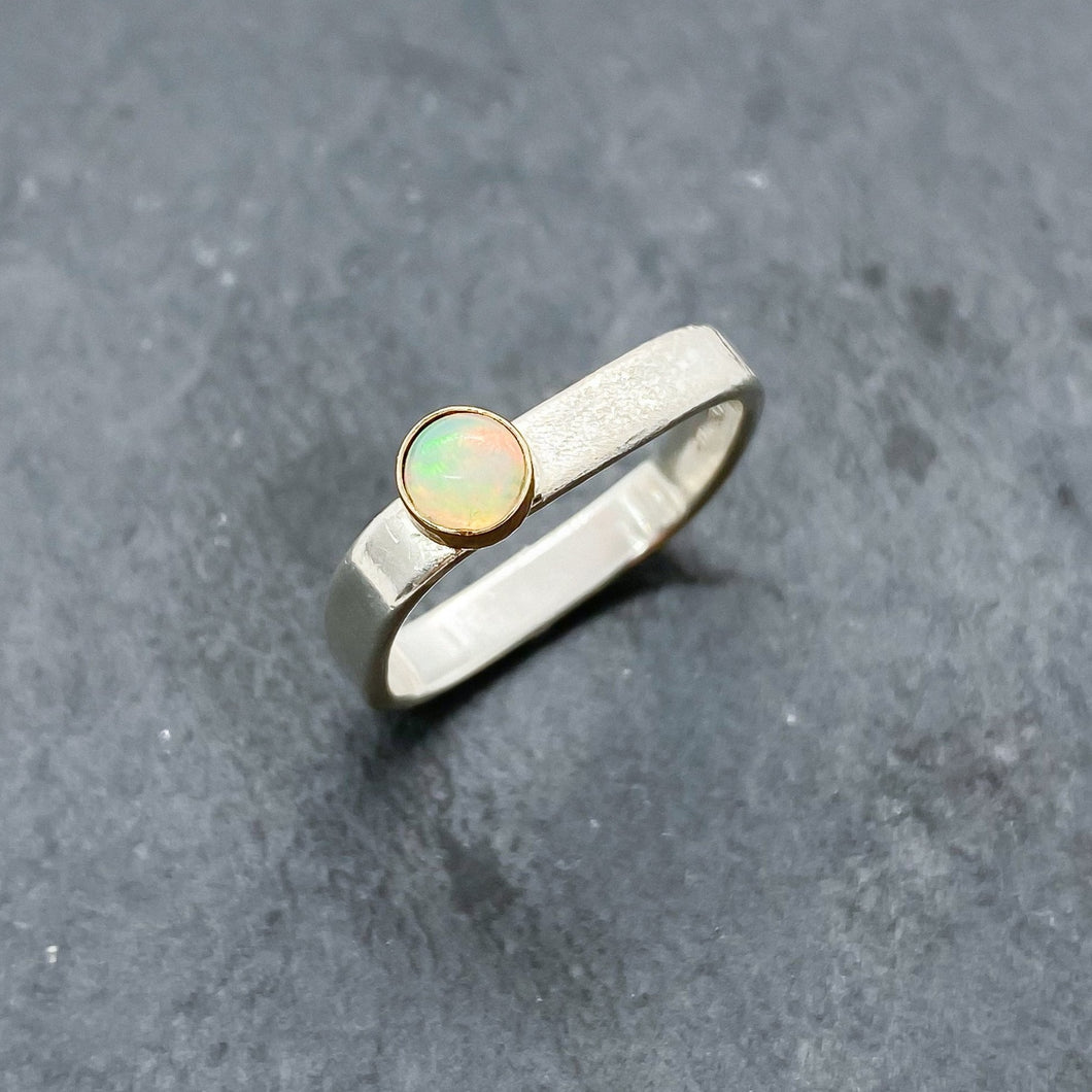 Opal Bezel Ring Size 12