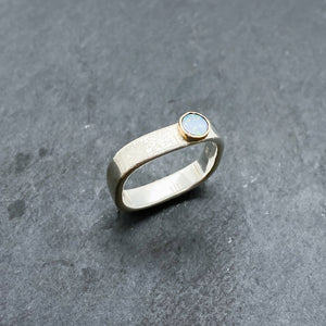 Opal Bezel Ring Size 6