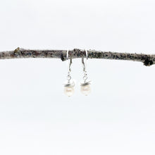 Load image into Gallery viewer, Mini Pearl Acorn Earrings