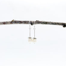 Load image into Gallery viewer, Mini Pearl Acorn Earrings