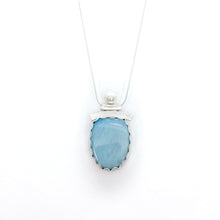 Load image into Gallery viewer, Balance Pearl and Larimar Necklace