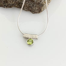 Load image into Gallery viewer, Balance Birthstone Peridot Necklace