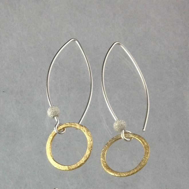 Golden Ring Earrings
