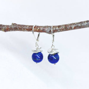 Acorn Lapis Earrings