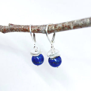 Acorn Lapis Earrings