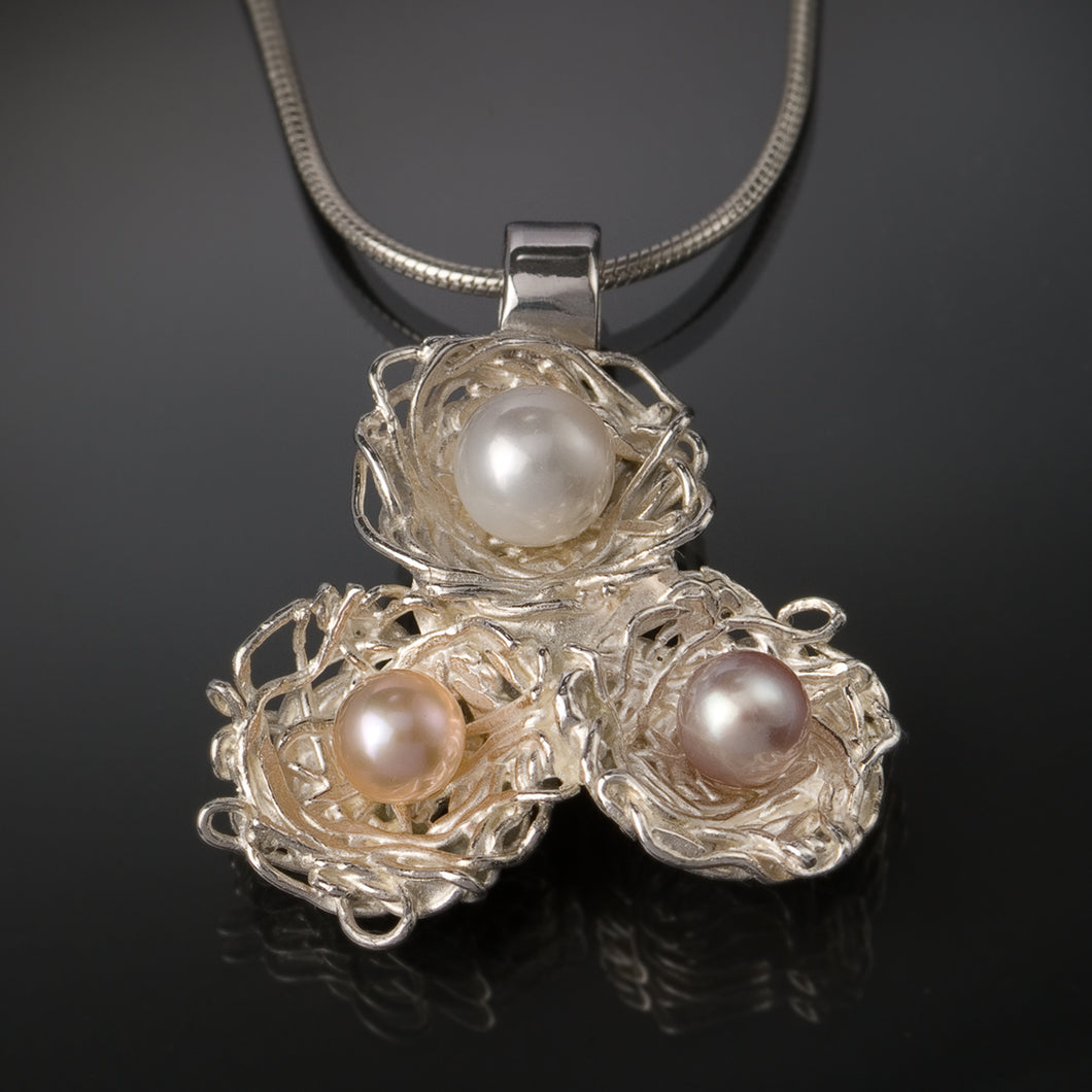 The Nesting Blossom Pearl Necklace