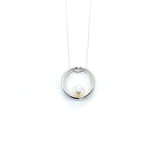 Load image into Gallery viewer, Balance Double Ring Necklace