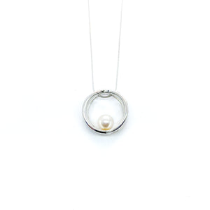 Balance Double Ring Necklace