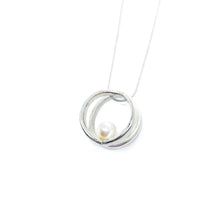 Load image into Gallery viewer, Balance Double Ring Necklace