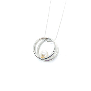 Balance Double Ring Necklace