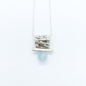 Woven Basket Slider Necklace