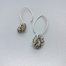 Load image into Gallery viewer, Silver Spiral Earrings