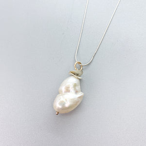 Baroque Pearl Acorn Necklace #2