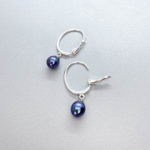 Lever back Pearl Earrings