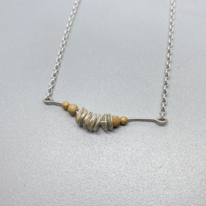 Silver and Gold Necklace