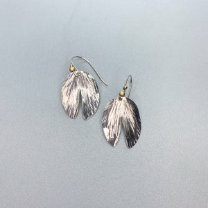 Hammered Leaves Earrings