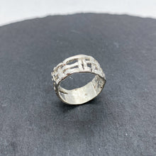 Load image into Gallery viewer, Woven Basket Silver Ring